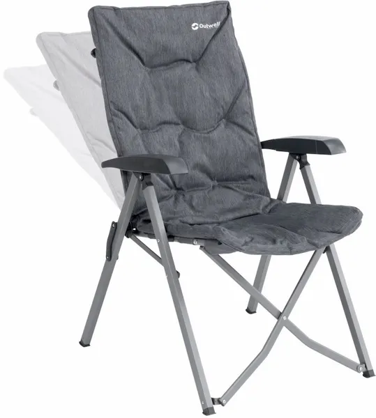 Outwell Yellowstone Lake Vouwstoel - Grijs 4 Outwell Yellowstone Lake Vouwstoel - Grijs - Afbeelding 2