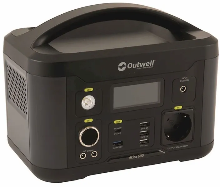 Outwell Akira 600 Power Station Draagbare Lithiumaccu 4 Outwell Akira 600 Power Station Draagbare Lithiumaccu - Afbeelding 2