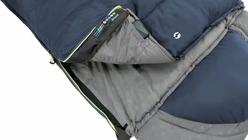 Outwell Contour Lux Slaapzak - Blauw 4 Outwell Contour Lux Slaapzak - Blauw - Afbeelding 2