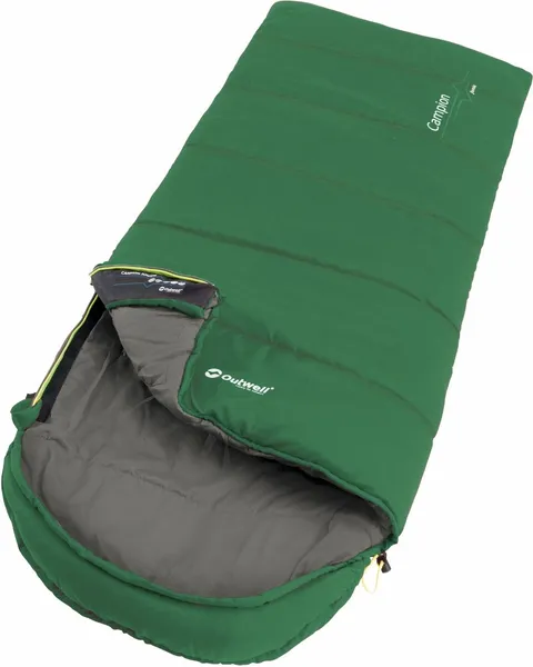 Outwell Campion Kinderslaapzak - Groen 3 Outwell Campion Kinderslaapzak - Groen