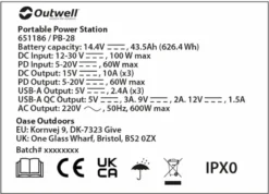 Outwell Akira 600 Power Station Draagbare Lithiumaccu 11 Outwell Akira 600 Power Station Draagbare Lithiumaccu -Buiten Kamperen 1069 1900 ce4a61b9 65c9 4b89 83ec e47ef4f1cad0 1280x960