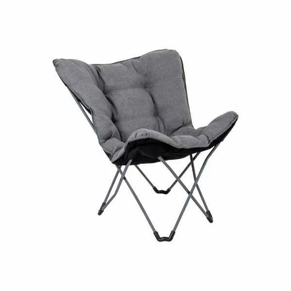 Bo-Camp Urban Outdoor Grainger Vlinderstoel - Antraciet - L 3 Bo-Camp Urban Outdoor Grainger Vlinderstoel - Antraciet - L