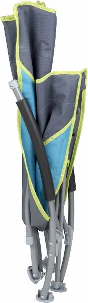 Bo-Camp Beach Chair Compact Vouwstoel - Blauw/grijs 5 Bo-Camp Beach Chair Compact Vouwstoel - Blauw/grijs - Afbeelding 3