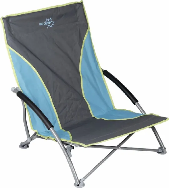 Bo-Camp Beach Chair Compact Vouwstoel - Blauw/grijs 3 Bo-Camp Beach Chair Compact Vouwstoel - Blauw/grijs