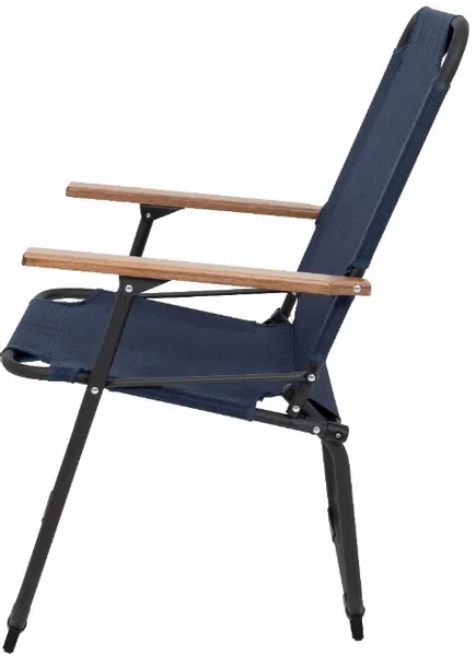 Bo-Camp Industrial Bushwick Klapstoel - Blauw 6 Bo-Camp Industrial Bushwick Klapstoel - Blauw - Afbeelding 4