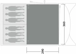 Outwell Greenwood 6 Vloerkleed - Grijs 7 Outwell Greenwood 6 Vloerkleed - Grijs -Buiten Kamperen 1311 1900 greenwood 6