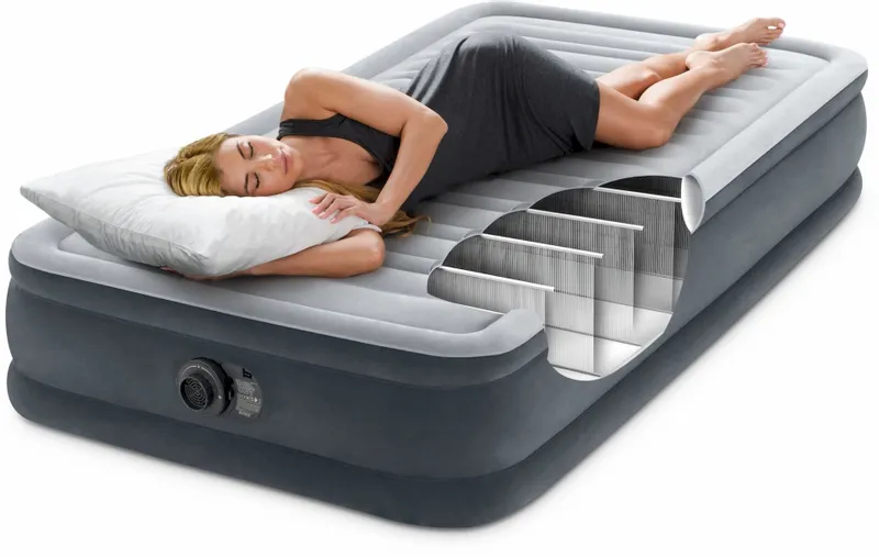 Intex Comfort Plush Luchtbed - 1-persoons (99 Cm) 6 Intex Comfort Plush Luchtbed - 1-persoons (99 Cm) - Afbeelding 4