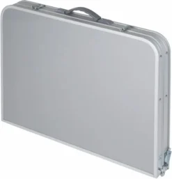 Bo-Camp Premium 90 X 60 Koffermodel Campingtafel - Grijs -Buiten Kamperen 1404402 04 resultaat