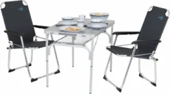 Bo-Camp Premium 90 X 60 Koffermodel Campingtafel - Grijs -Buiten Kamperen 1404402 14 resultaat