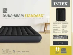 Intex Pillow Rest Classic Luchtbed - 2-persoons (137 Cm) - Ingebouwde Pomp -Buiten Kamperen 1423 1900 64148nd pkg 2023 300