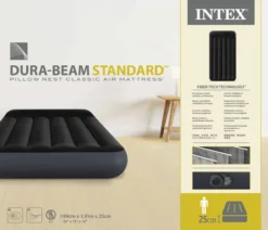 Intex Pillow Rest Classic Luchtbed - 1-persoons (99 Cm) - Ingebouwde Pomp 15 Intex Pillow Rest Classic Luchtbed - 1-persoons (99 Cm) - Ingebouwde Pomp -Buiten Kamperen 1628 1900 64146nd pkg 2023 300