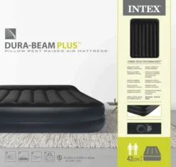Intex Pillow Rest Raised Luchtbed - Queensize (152 Cm) -Buiten Kamperen 1810 1900 64124nd pkg 2023 300
