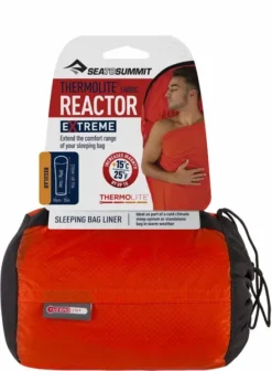 Sea To Summit Reactor Extreme Thermolite Mummymodel Lakenzak - Oranje - Polyester -Buiten Kamperen 1900 1429 00974419 04