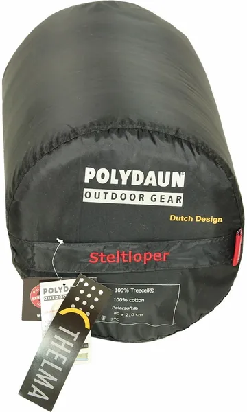 Polydaun Steltloper XL Slaapzak - Antraciet 5 Polydaun Steltloper XL Slaapzak - Antraciet - Afbeelding 3