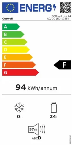 Outwell Ecocool Lite Elektrische Koelbox - 24 Liter - Donkerblauw -Buiten Kamperen 1900 950 ecocool blauw 5