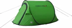High Peak Vision 2 Pop-up Tent - 2 Persoons - Groen -Buiten Kamperen 470 1200 4001690101080.pt03