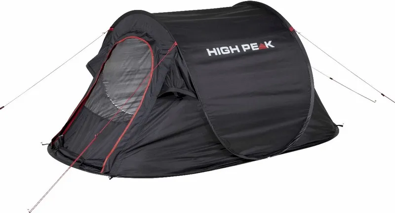 High Peak Vision 2 Pop-up Tent - 2 Persoons - Zwart 6 High Peak Vision 2 Pop-up Tent - 2 Persoons - Zwart - Afbeelding 4