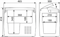 Dometic CoolFreeze CDF 18 Autokoelbox - 18L -Buiten Kamperen 737 1200 900 900 dometic coolfreeze cdf 18 7