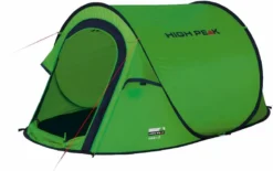 High Peak Vision 2 Pop-up Tent - 2 Persoons - Groen -Buiten Kamperen 754 1200 4001690101080