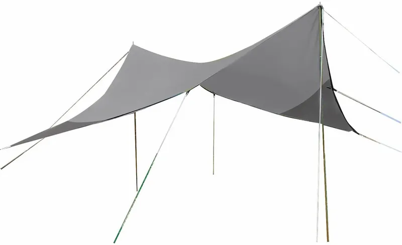 Bo-Camp Travel Tarp - 4-hoekig - 500 X 500 Cm 3 Bo-Camp Travel Tarp - 4-hoekig - 500 X 500 Cm