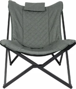 Bo-Camp Industrial Molfat Relaxstoel - Groen/Grijs -Buiten Kamperen 900 878 1200353 09