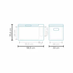Mestic MCC-25 Compressor Koelbox - 25 Liter -Buiten Kamperen 900 900 1502930h5