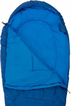 Highlander Sleepline 350 Mummy Slaapzak - Blauw -Buiten Kamperen 900 900 sb232 db open