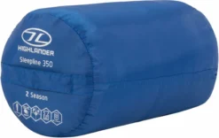 Highlander Sleepline 350 Mummy Slaapzak - Blauw -Buiten Kamperen 900 900 sb232 db stuffsack