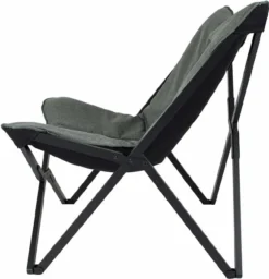 Bo-Camp Industrial Molfat Relaxstoel - Groen/Grijs -Buiten Kamperen 900 912 1200353 06