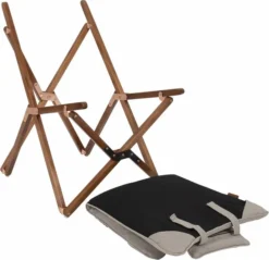 Bo-Camp Urban Outdoor Bloomsbury Vlinderstoel - Beige - S -Buiten Kamperen 900 929 1200349 06