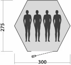 Easy Camp Bolide 400 Tipitent - 4 Personen 14 Easy Camp Bolide 400 Tipitent - 4 Personen -Buiten Kamperen 900 983 plattegrond bolide 2