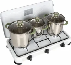 Bo-Camp Elan 1 Plus - Hoge Pannenset - 3-delig -Buiten Kamperen 900 987 2100922 08