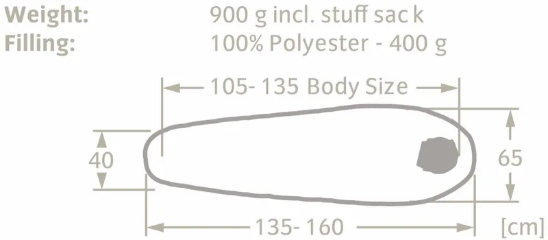 Vaude Alpli Adjust 400 SYN Slaapzak - Rood 6 Vaude Alpli Adjust 400 SYN Slaapzak - Rood - Afbeelding 4