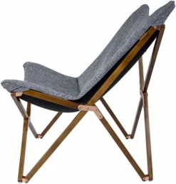 Bo-Camp Urban Outdoor Bloomsbury Vlinderstoel - Grijs - M 16 Bo-Camp Urban Outdoor Bloomsbury Vlinderstoel - Grijs - M -Buiten Kamperen 942 900 1200369 4