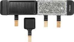 Bestron Raclette/Steengrill - 4 Personen -Buiten Kamperen bestron raclettesteengrill 4 personen 12