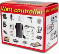 Camparo - Watt Controller -Buiten Kamperen camparo watt controller doos