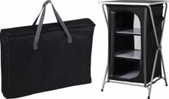 Redcliffs Campingkast - 3 Lagen - Zwart