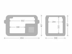 Dometic CFX3 35 Compressor Koelbox - 36 Liter -Buiten Kamperen cfx3 35