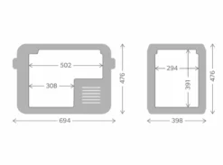 Dometic CFX3 45 Compressor Koelbox - 46 Liter -Buiten Kamperen cfx3 45