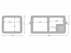Dometic CFX3 95DZ Compressor Koelbox - 94 Liter -Buiten Kamperen cfx3 95