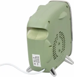 Eurom B-4 1800 Elektrische Kachel - Groen -Buiten Kamperen eurom b 4 1800 ventilatorkachel groen 4