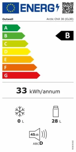 Outwell Arctic Chill 30 Compressor Koelbox - 29 Liter - Blauw 31 Outwell Arctic Chill 30 Compressor Koelbox - 29 Liter - Blauw -Buiten Kamperen getimage