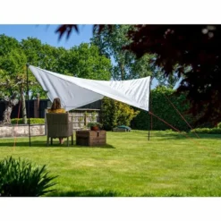 Bo-Camp Travel Tarp - 4-hoekig - 300 X 300 Cm 8 Bo-Camp Travel Tarp - 4-hoekig - 300 X 300 Cm -Buiten Kamperen high peak tarp 1 300 x 300 cm 1 1