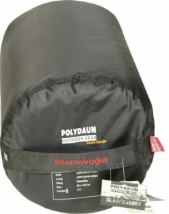 Polydaun Stormvogel Slaapzak - Navy Blue -Buiten Kamperen stormvogel foedraal resultaat