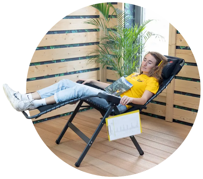 Crespo Air-Deluxe AP-232 Relaxstoel - Zwart 5 Crespo Air-Deluxe AP-232 Relaxstoel - Zwart - Afbeelding 3